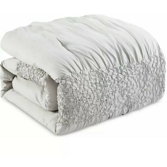 Hallmart Collectible Amalina 4-Pc Comforter Set Twin/ Twin XL Grey - Picture 2 of 9